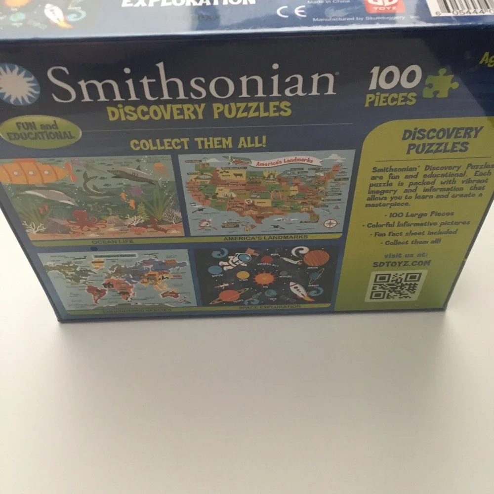 Smithsonian Discovery Kids Space Exploration Puzzle 100-Piece NEW Sealed Age 5+